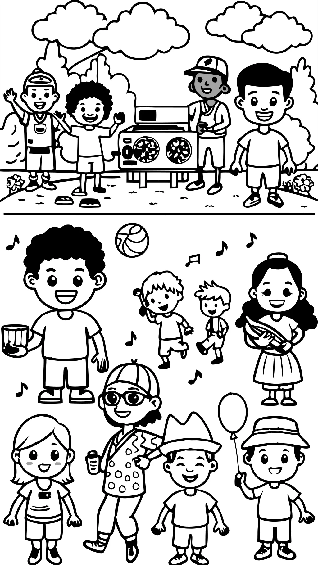 coloring pages people